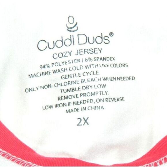 Cuddl Duds Pajamas Women’s Plus Size 2XL 3 Pc Set Polar Bear Plaid Pockets - Picture 10 of 10